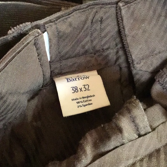 Lot of 2 Men’s Croft and barrow courduroy pants 38x32: gently used - Picture 4 of 5